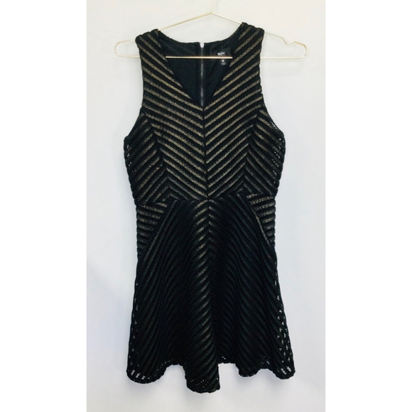 Women's Mossimo Dress Size M Black and Gold - Picture 2 of 11